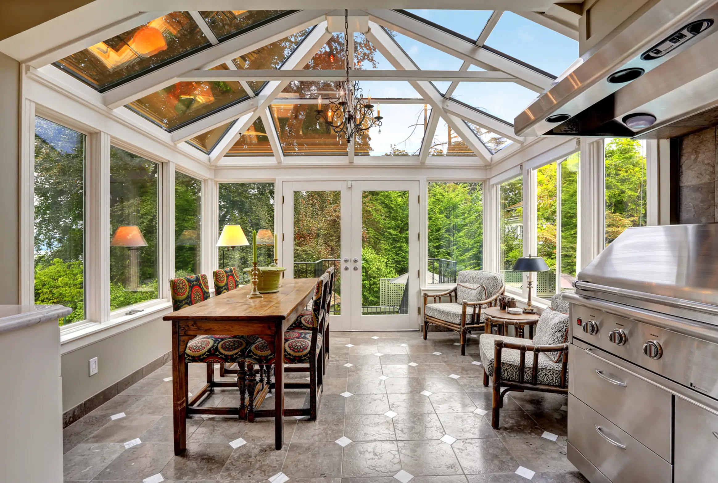 sun room extension home