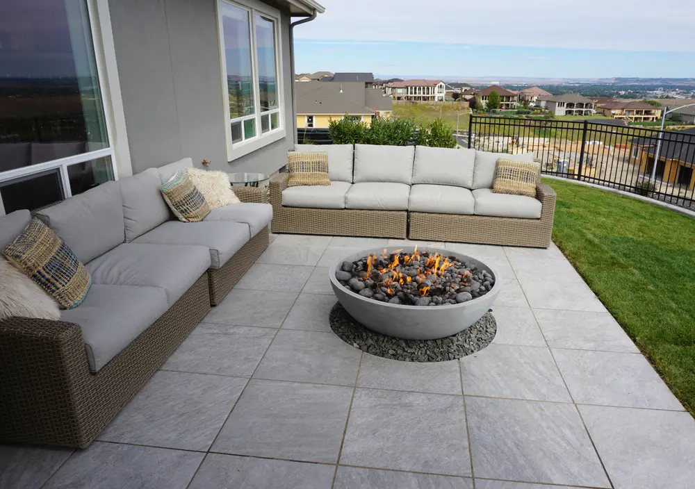 Fire pits for gardens rooftop