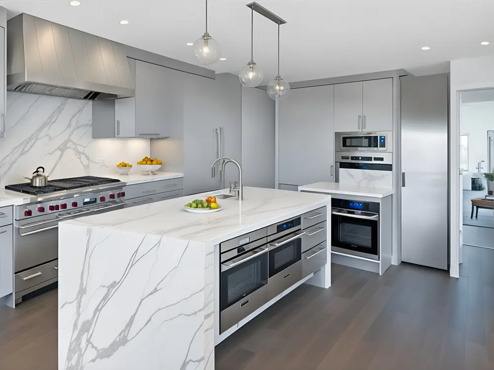 kitchen refurbishment marble