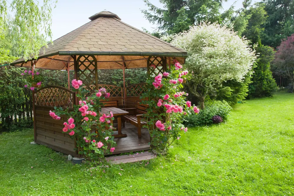 wooden gazebo garden gazebo